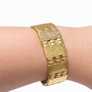 Pomina Gold Tone Stretch Bracelet